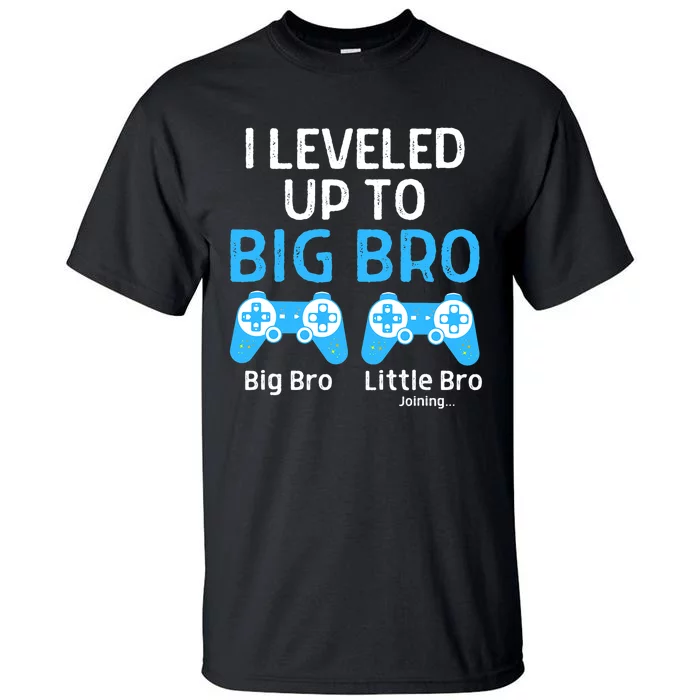 Leveling Up To Big Brother Video Game Player Tall T-Shirt