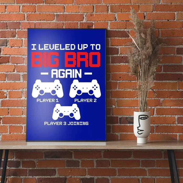 Leveled Up To Big Bro Again New Big Brother Gift Announcement Poster