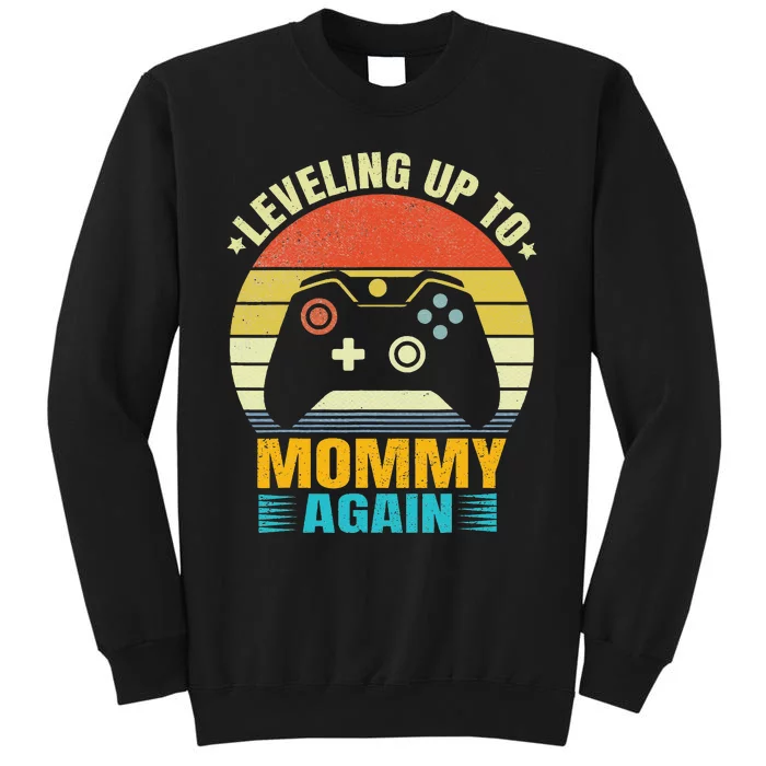 Leveling Up To Mommy Again Promoted To Newly Mommy Sweatshirt