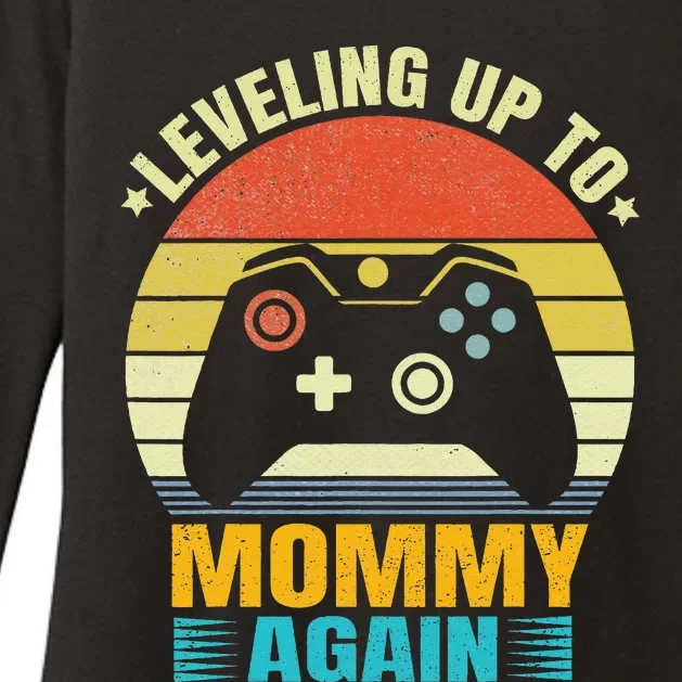 Leveling Up To Mommy Again Promoted To Newly Mommy Womens CVC Long Sleeve Shirt