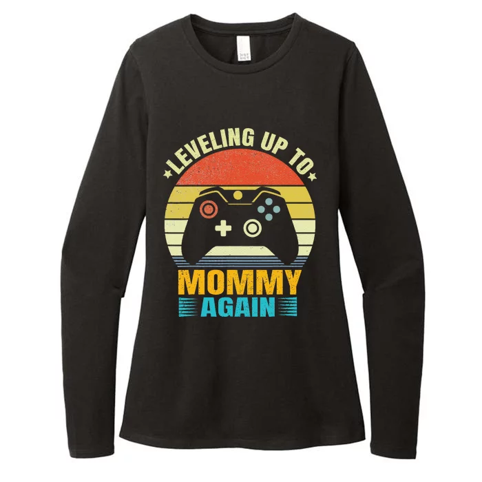 Leveling Up To Mommy Again Promoted To Newly Mommy Womens CVC Long Sleeve Shirt