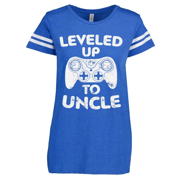 Leveled Up To Uncle Future Uncle Gift Enza Ladies Jersey Football T-Shirt