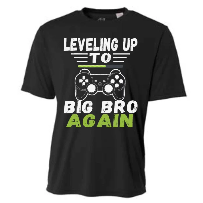 Leveling Up To Big Bro Again Loading Future Brother Cooling Performance Crew T-Shirt