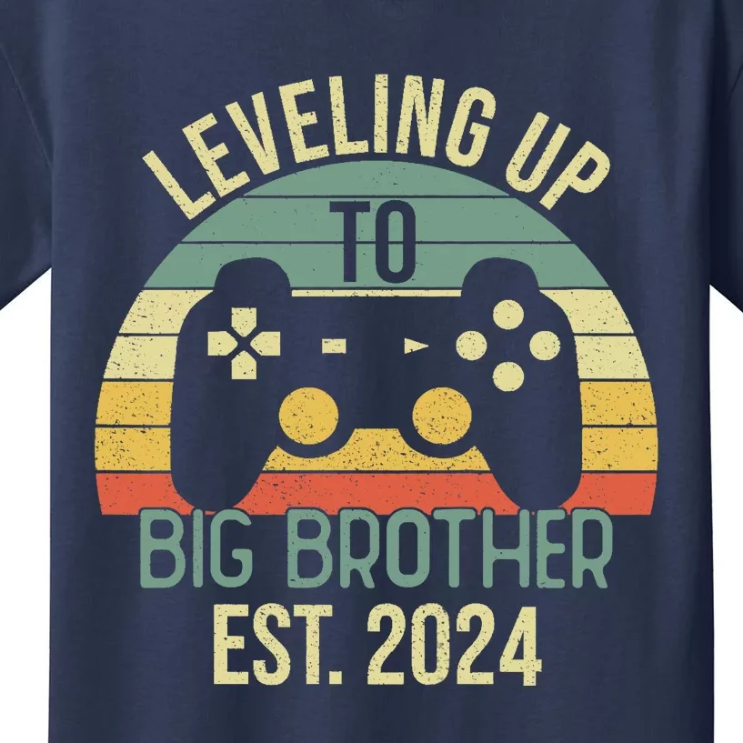 Leveling Up To Big Brother 2024 Promoted Big Brother 2024 Kids T-Shirt