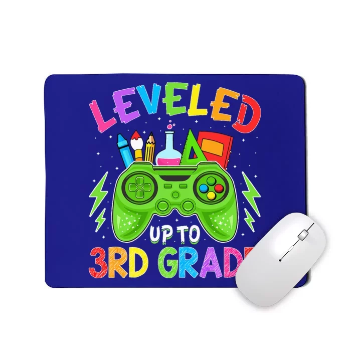 Leveled Up To 3rd Grade Gamer Back To School First Day Mousepad