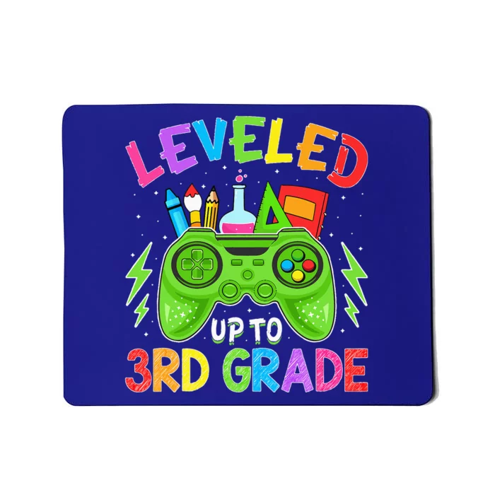 Leveled Up To 3rd Grade Gamer Back To School First Day Mousepad