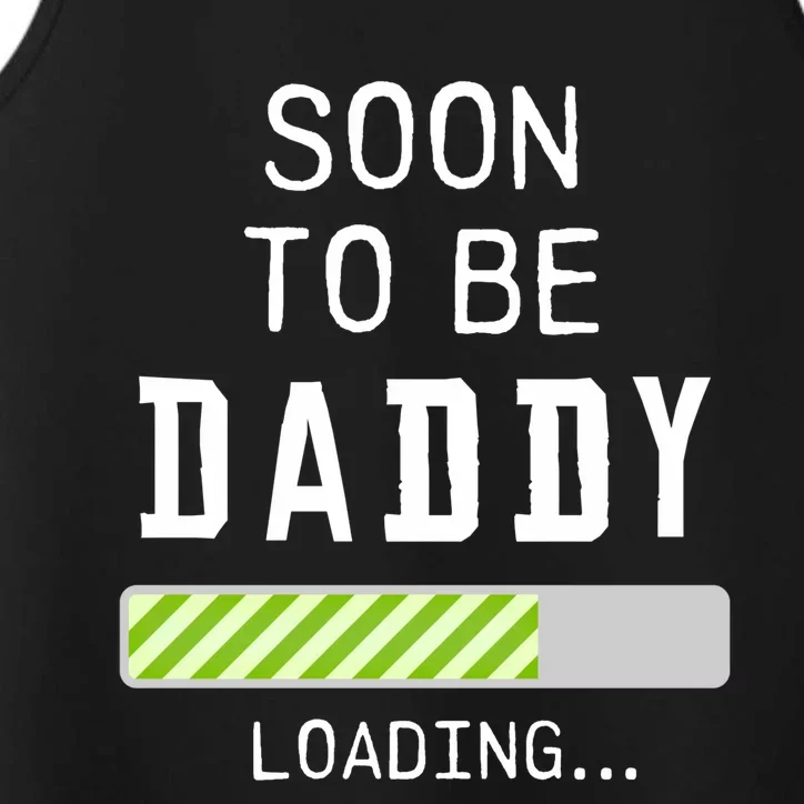 Leveled Up To Daddy Soon To Be Dad Father Gift Cute Gift Performance Tank