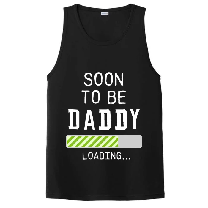 Leveled Up To Daddy Soon To Be Dad Father Gift Cute Gift Performance Tank