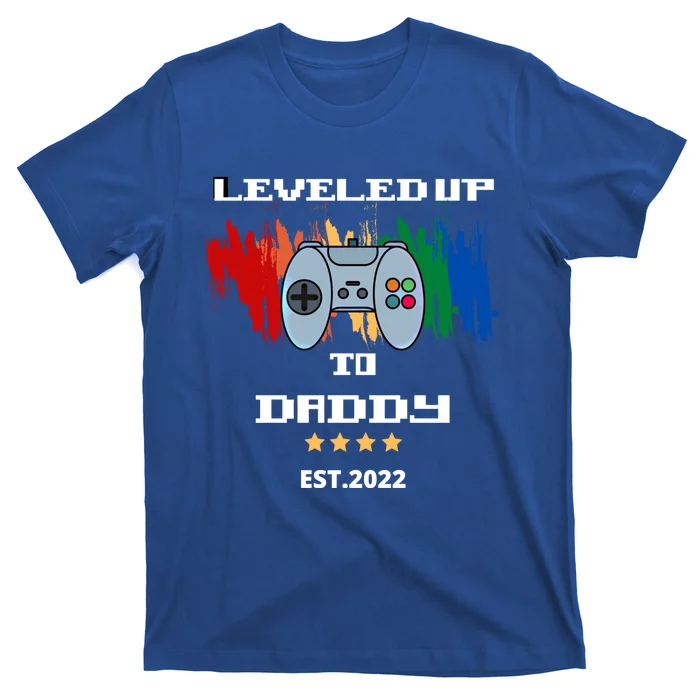 Leveled Up To Daddy Meaningful Gift T-Shirt