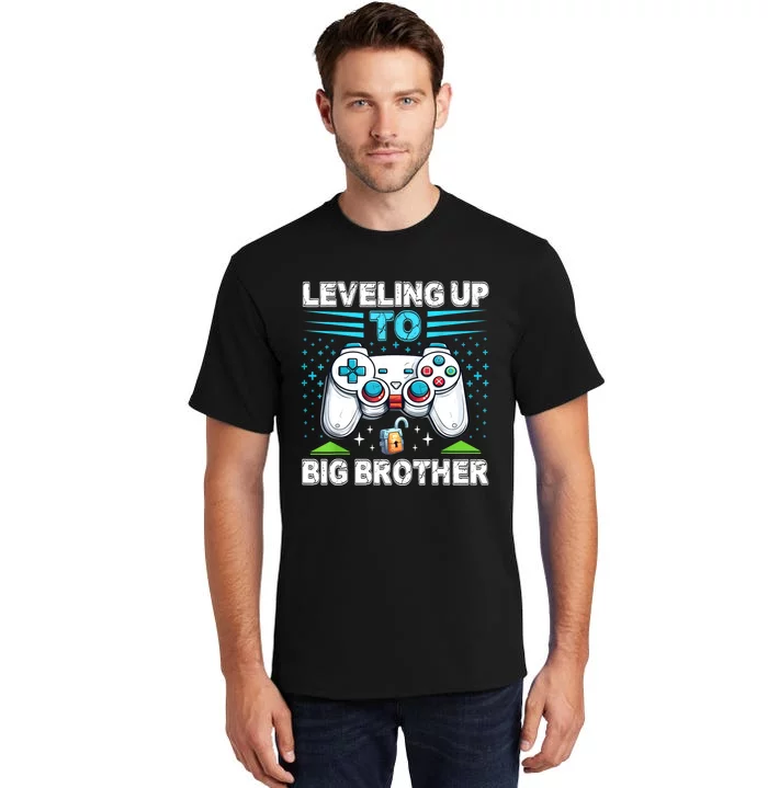 Leveling Up To Big Brother 2024 Funny Gamer Tall T-Shirt