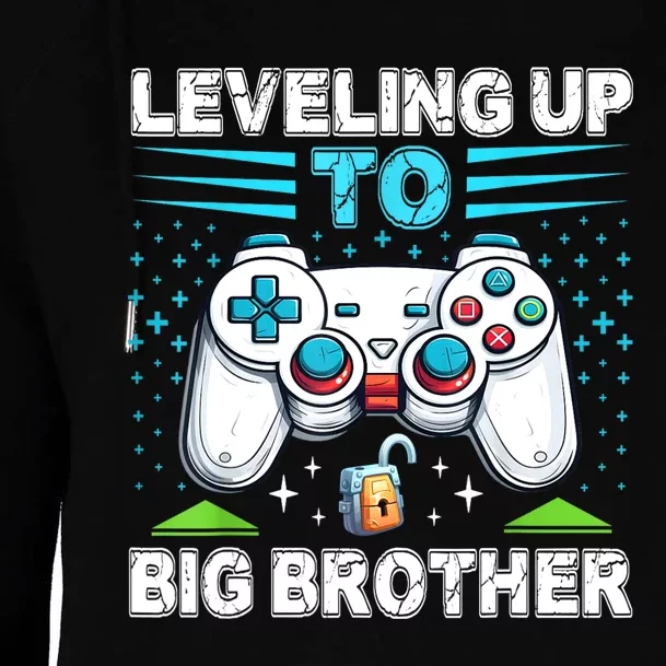 Leveling Up To Big Brother 2024 Funny Gamer Womens Funnel Neck Pullover Hood