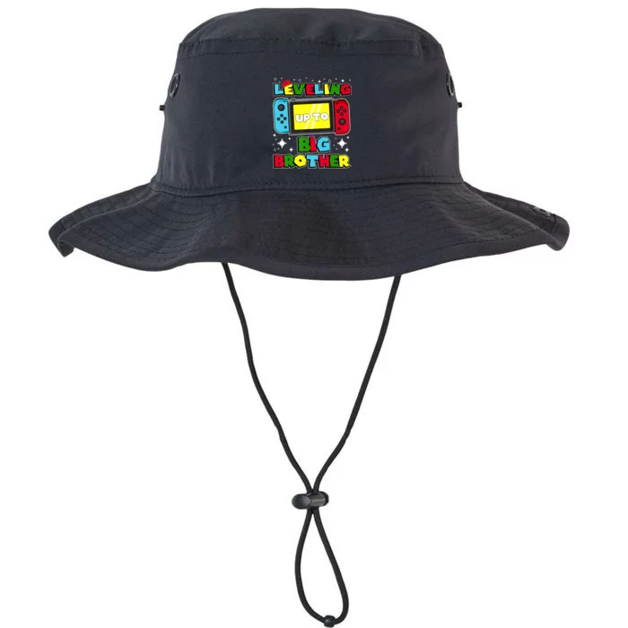 Leveling Up To Big Brother 2024 Gaming Boy Big Bro Legacy Cool Fit Booney Bucket Hat