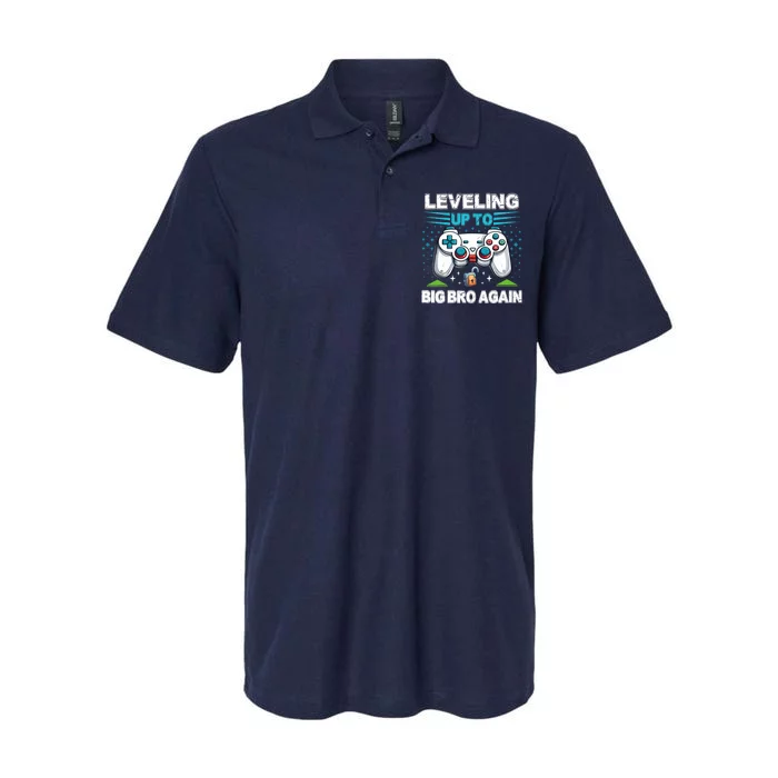 Leveling Up To Big Bro Again 2024 Softstyle Adult Sport Polo