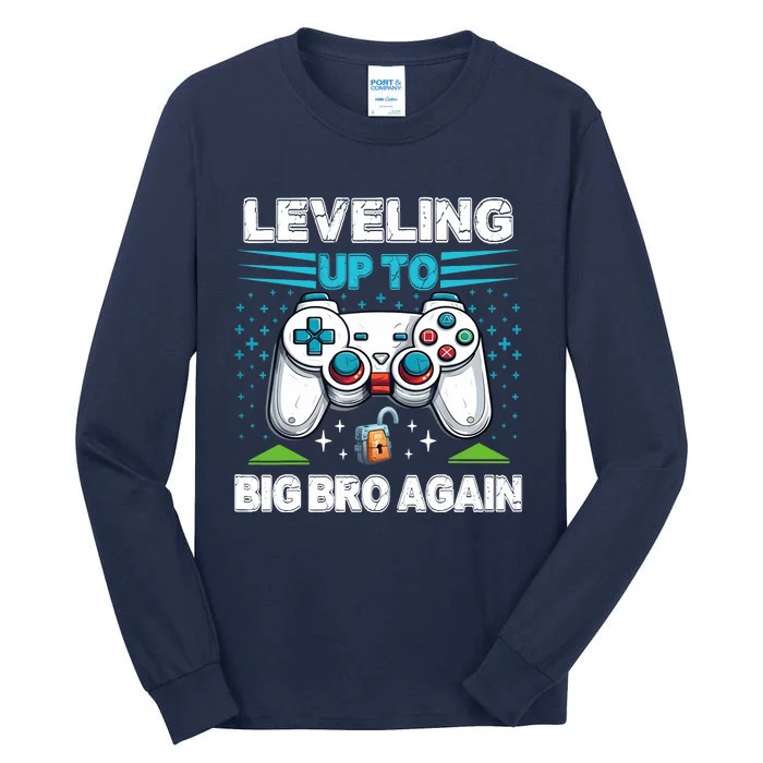 Leveling Up To Big Bro Again 2024 Tall Long Sleeve T-Shirt