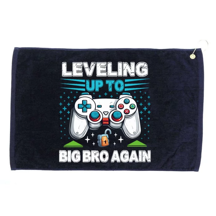 Leveling Up To Big Bro Again 2024 Grommeted Golf Towel