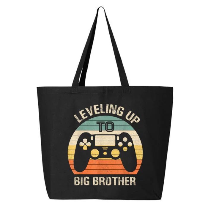 Leveling Up To Big Brother 2024 Funny Gamer Vintage Retro 25L Jumbo Tote