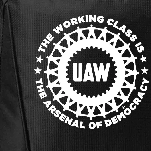 Liberators Uaw The Working Class Is The Arsenal Of Democracy City Backpack