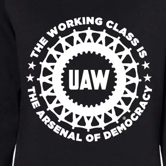 Liberators Uaw The Working Class Is The Arsenal Of Democracy Womens California Wash Sweatshirt