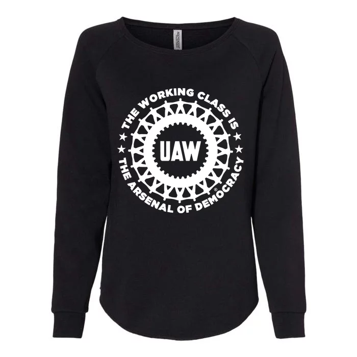 Liberators Uaw The Working Class Is The Arsenal Of Democracy Womens California Wash Sweatshirt