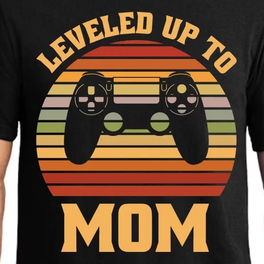 Leveled Up To Mom Cool Sunset Pajama Set