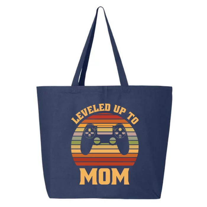 Leveled Up To Mom Cool Sunset 25L Jumbo Tote