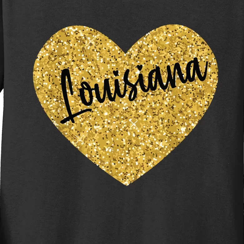 Louisiana Usa Travel Kids Long Sleeve Shirt