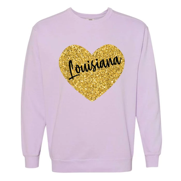 Louisiana Usa Travel Garment-Dyed Sweatshirt