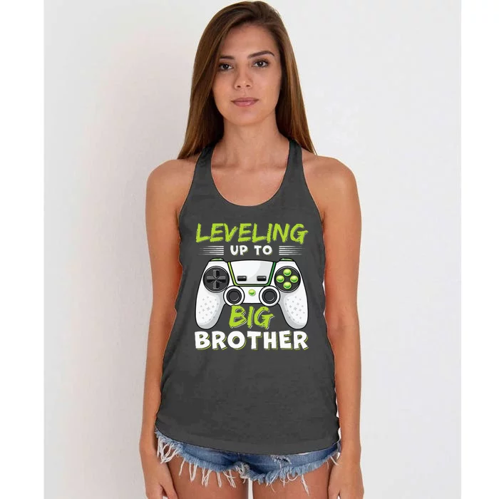 Leveling Up to Big Brother Women's Knotted Racerback Tank