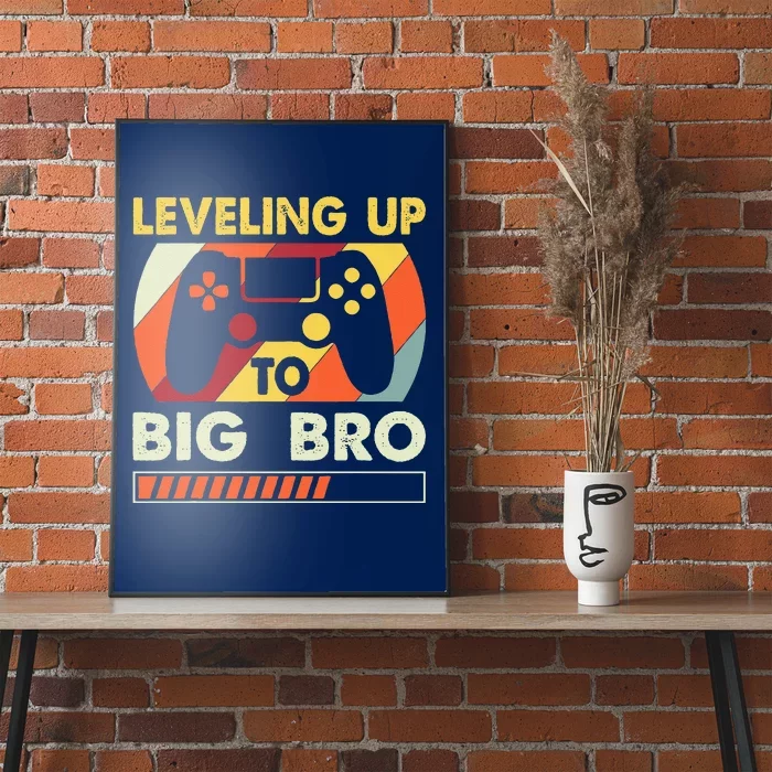 Leveling Up To Big Bro Vintage Future Brother Poster