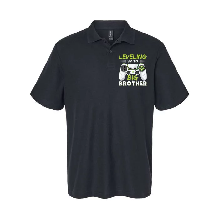 Leveling Up To Big Brother Softstyle Adult Sport Polo