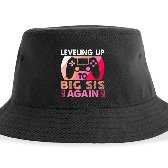 Leveling Up To Big Sis Again Promoted To Big Sister Again Sustainable Bucket Hat