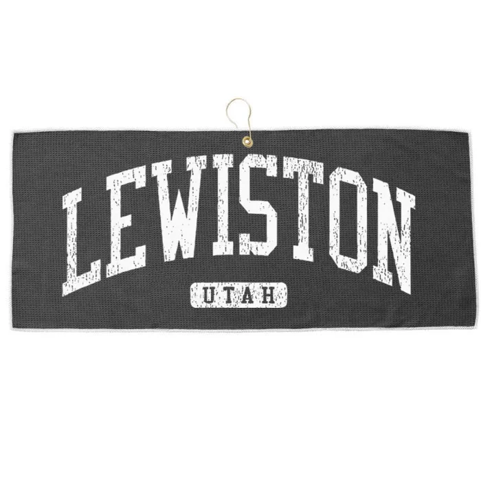 Lewiston Utah Ut Js03 College University Large Microfiber Waffle Golf Towel