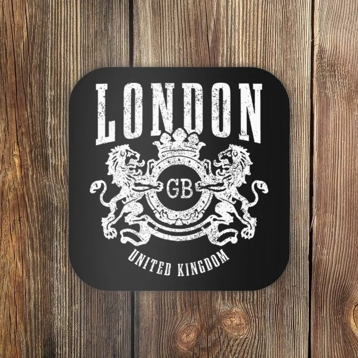 London UK Vintage GB England Great Britain United Kingdom Coaster