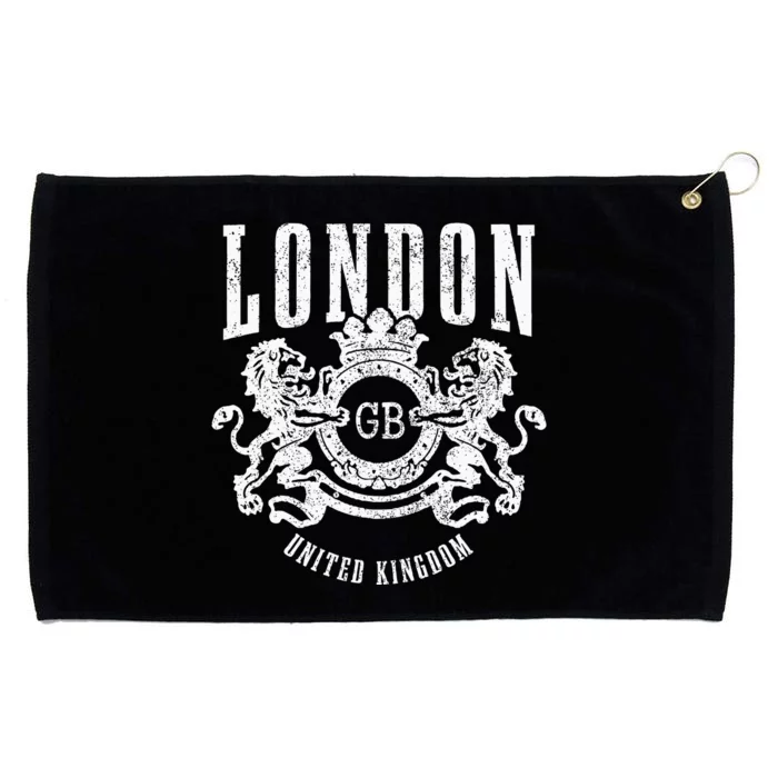 London UK Vintage GB England Great Britain United Kingdom Grommeted Golf Towel