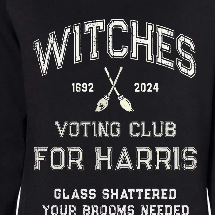 Local Union Witches For Kamala Harris 1692 2024 Glass Womens California Wash Sweatshirt