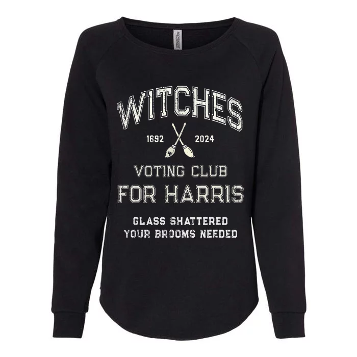 Local Union Witches For Kamala Harris 1692 2024 Glass Womens California Wash Sweatshirt