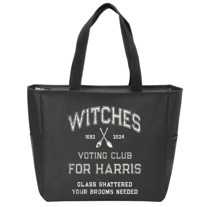 Local Union Witches For Kamala Harris 1692 2024 Glass Zip Tote Bag