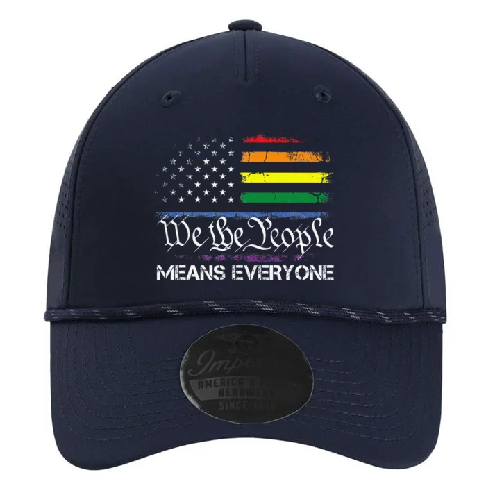 Lgbt Vintage 1776 American Flag We The People Means Everyone Performance The Dyno Cap