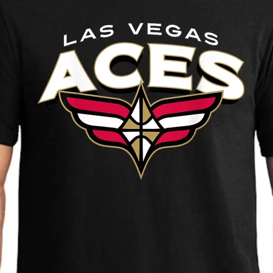 Las Vegas Aces Logo Pajama Set