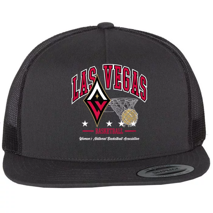 Las Vegas Aces City Side Flat Bill Trucker Hat