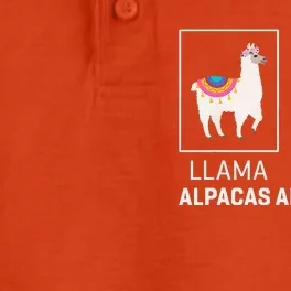 Llama Vs Alpaca, Alpacas Are Cooler - Funny Alpaca Lover Dry Zone Grid Performance Polo