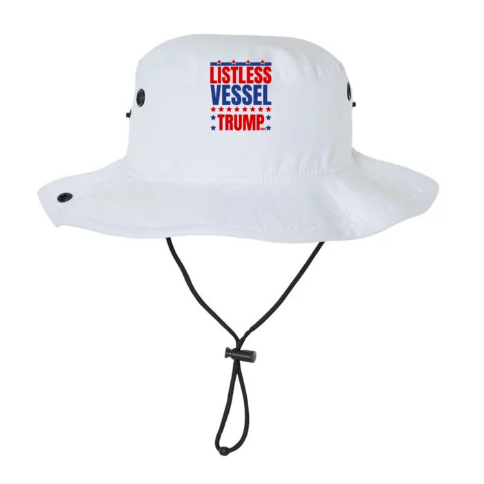 Listless Vessel And Proud Of It 2024 USA Flag Pro Trump Legacy Cool Fit Booney Bucket Hat