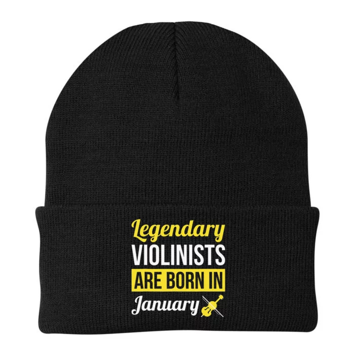 Legendary Violinists Are Born In January Gift Violin Knit Cap Winter Beanie