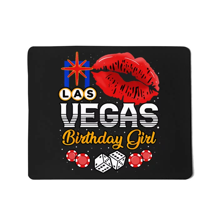 Las Vegas Birthday Girl Casino Trip Party Mousepad