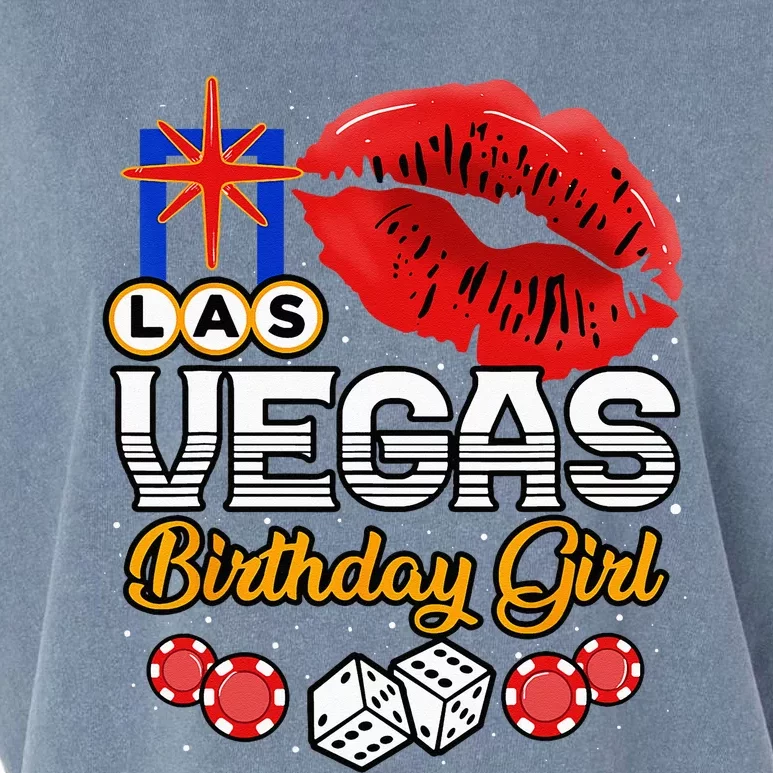 Las Vegas Birthday Girl Casino Trip Party Garment-Dyed Women's Muscle Tee