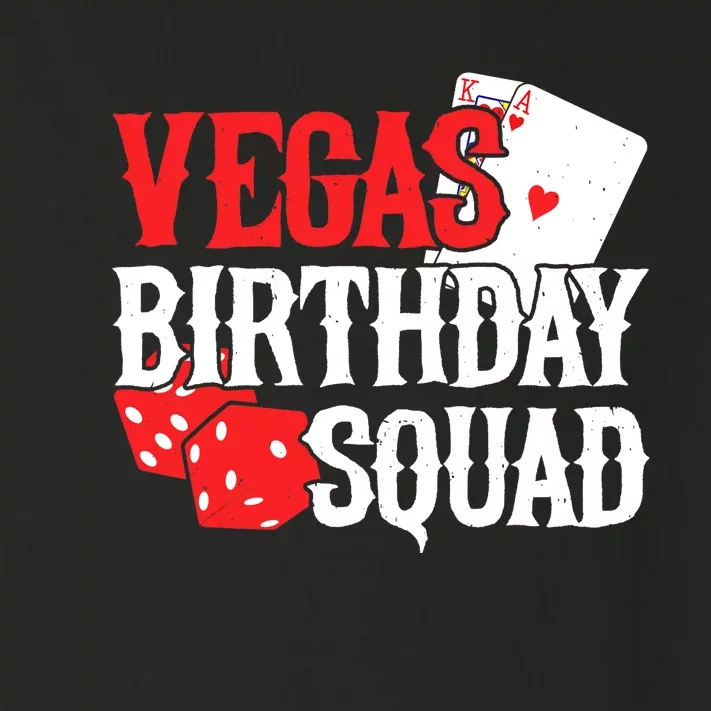 Las Vegas Birthday - Party in Vegas - Vegas Birthday Squad Toddler Long Sleeve Shirt