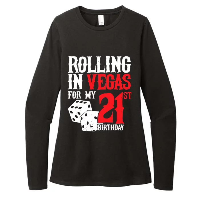 Las Vegas Birthday Party - Rolling in Vegas - 21st Birthday Womens CVC Long Sleeve Shirt