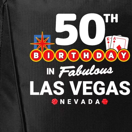 Las Vegas Birthday Party - 50th Birthday - Vegas Birthday City Backpack