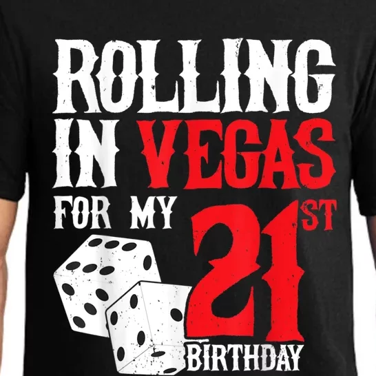 Las Vegas Birthday Party Rolling In Vegas 21st Birthday Pajama Set