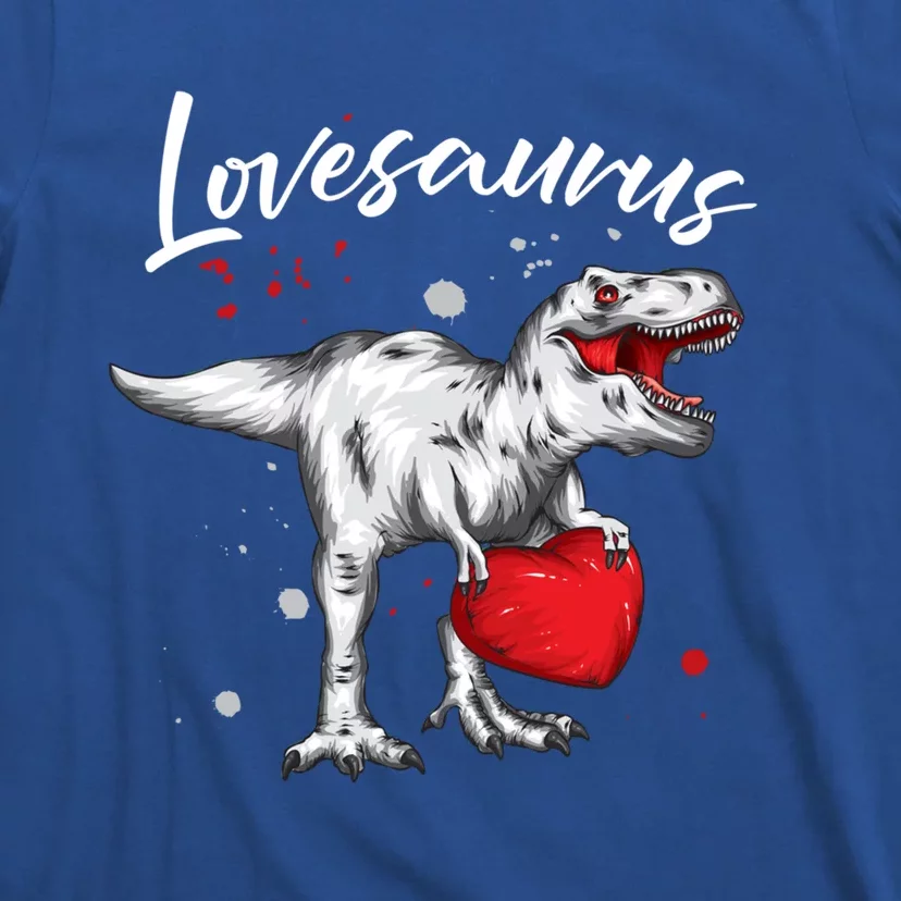 Lovesaurus Valentines Day Tmeaningful Giftrex Dinosaur Vmeaningful Giftday Cute T-Shirt